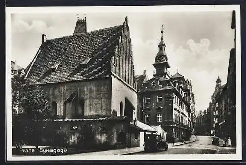 AK Praha / Prag, Synagoga, Altneu Synagoge