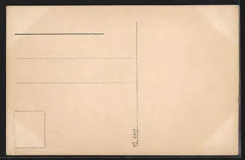 AK Prinz Friedrich Georg als niedliches Baby in der Wiege liegend