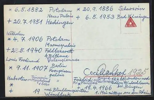 AK Kronprinzliche Familie mit Kronprinzessin Cecilie, Kronprinz Fr. Wilhelm und ihren Kindern