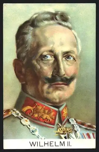 AK Bildnis Kaiser Wilhelm II. als Feldherr