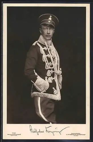 AK Kronprinz Wilhelm von Preussen in Uniform