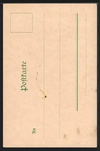 Lithographie 100 jährige Geburtstagsfeier Sr. M. Kaiser Wilhelm I. von Deutschland, 22. März 1897