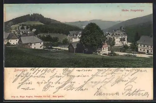 AK Bärenfels, Panorama mit sächsischer Schweiz