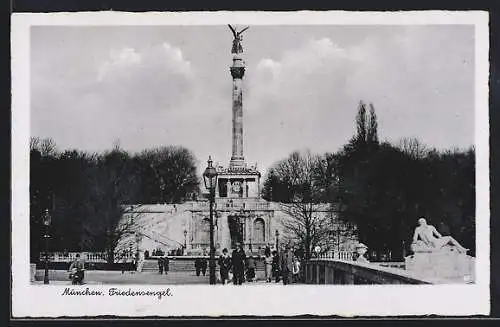 AK München, Partie am Friedensengel