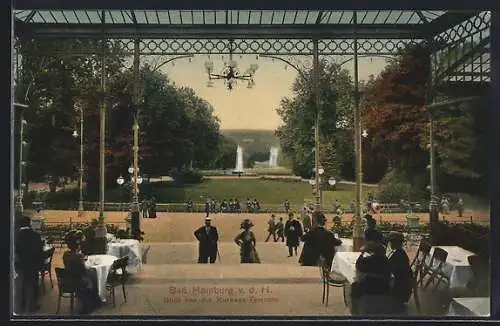 AK Bad Homburg v. d. H., Blick von der Kurhaus-Terrasse