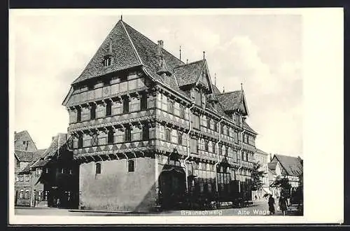 AK Braunschweig, Blick auf die Alte Wage