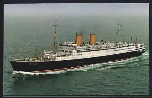 AK Passagierschiff MS Berlin auf hoher See, Norddeutscher Lloyd Bremen