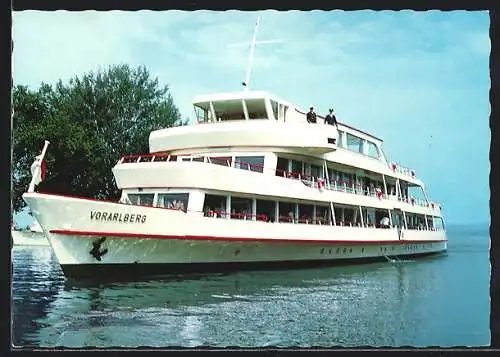 AK Salonschiff Vorarlberg auf dem Bodensee