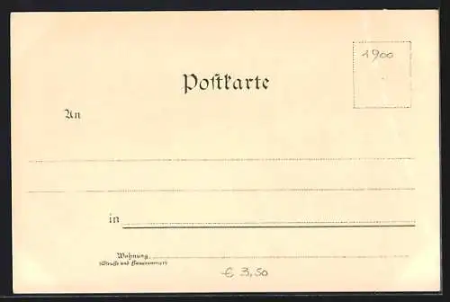 Lithographie Freiberg i. S., Schwedenhaus, Goldene Pforte, Markt und Rathaus, Kreuzteich