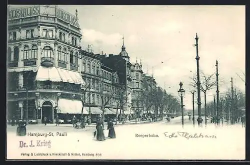 AK Hamburg-St. Pauli, Reeperbahn Ecke Heinestrasse