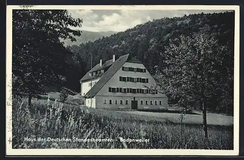 AK Badenweiler, Haus der Deutschen Standesbeamten