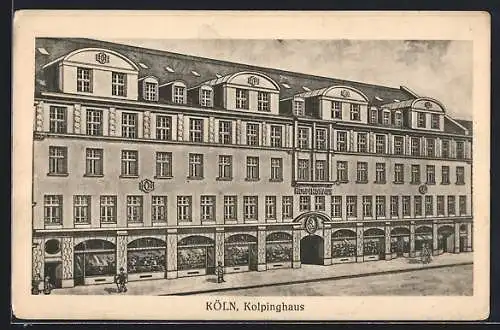 Künstler-AK Köln, Partie am Kolpinghaus