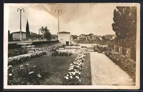 AK Rheine, Anlagen an der Emsbrücke