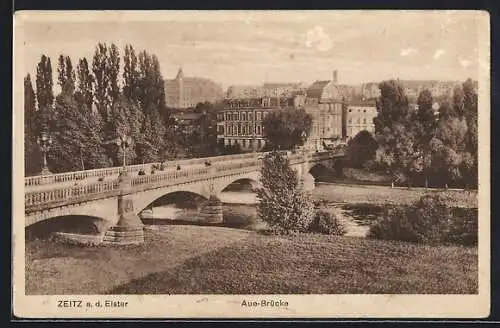 AK Zeitz a. d. Elster, Aue-Brücke