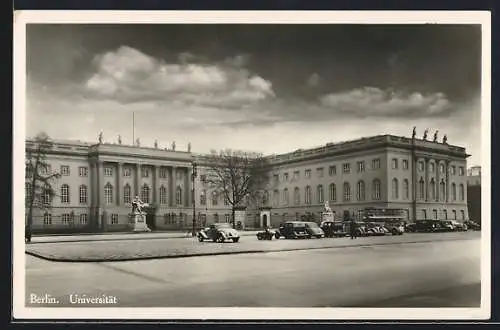 AK Berlin, Universität mit Strassenpartie