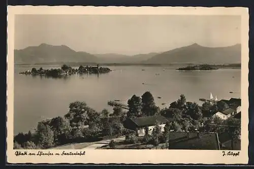 AK Chiemsee, Altstadt mit Fraueninsel