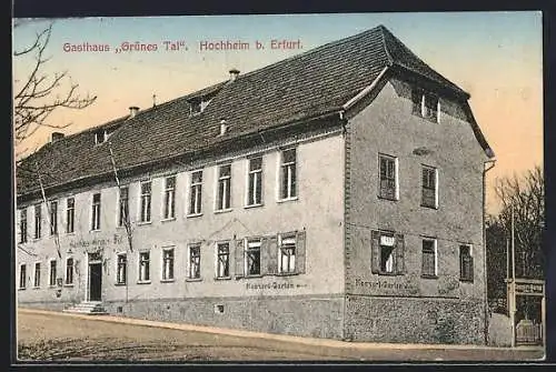 AK Hochheim b. Erfurt, Das Gasthaus Grünes Tal