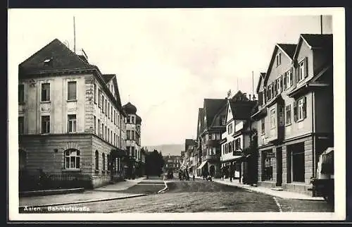 AK Aalen, Geschäfte in der Bahnhofstrasse