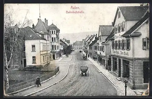 AK Aalen, Partie in der Bahnhofstrasse