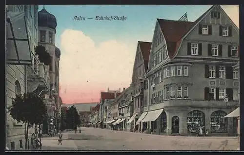AK Aalen, Die Bahnhof-Strasse