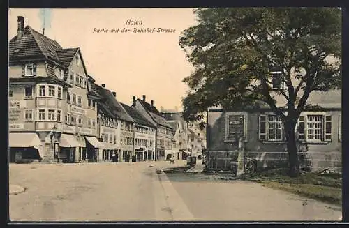 AK Aalen, Partie an der Bahnhofstrasse