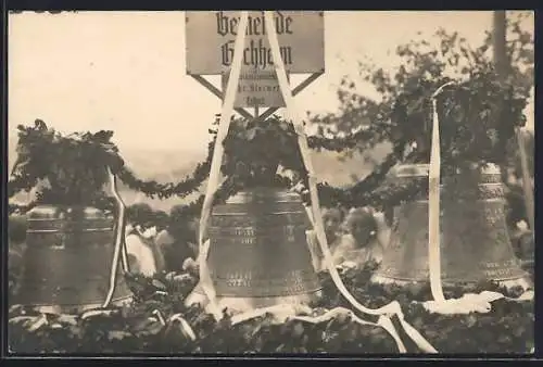 Foto-AK Erfurt, Glockenweihe der Bonifacius-Kirche