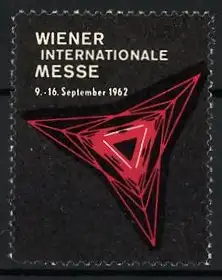 Reklamemarke Wien, Internationale Messe 196, Messelogo