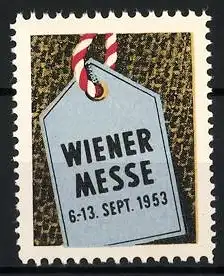 Reklamemarke Wien, Wiener Messe 1953, Anhänger