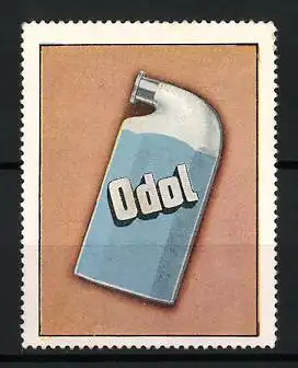 Reklamemarke Odol Mundwasser, Flasche