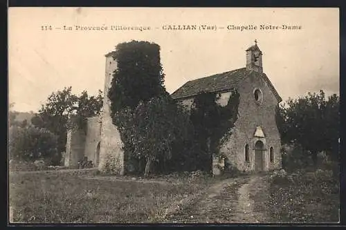 AK Callian /Var, Chapelle Notre-Dame