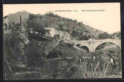 AK Entrecasteaux /Var, Pont Ste-Catherine, Sud