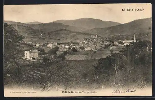 AK Collobrières /Cote d`Azur, Vue generale