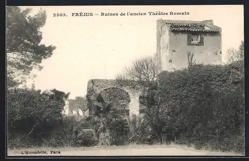 AK Fréjus, Ruines de l`ancien Théatre Romain