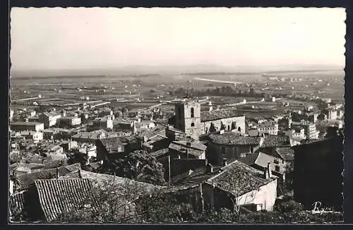 AK Hyères-les-Palmiers, Panorama sur la Ville