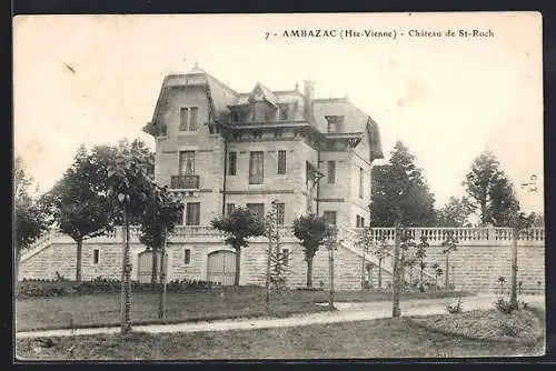 AK Ambazac /H.-V., Chateau de St-Roch