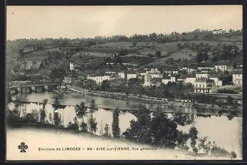 AK Aixe-sur-Vienne, Vue generale