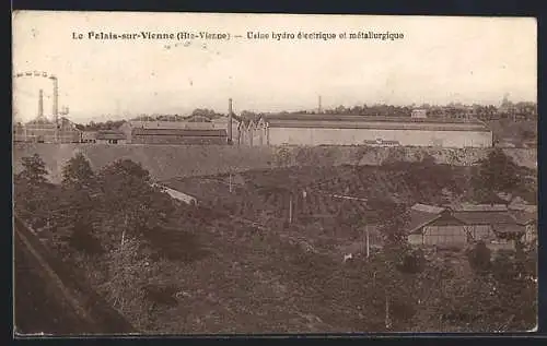 AK La Palais-sur-Vienne, Usine hydro électrique et métallurgique