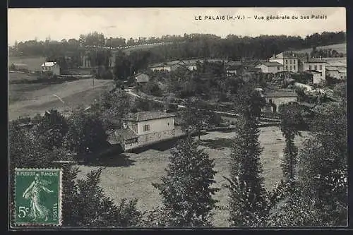 AK La Palais /H.-V., Vue generale du bas Palais