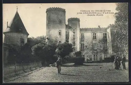 AK Cromières /Oradour-sur-Vayres, Chateau de Cromières, facade Nord