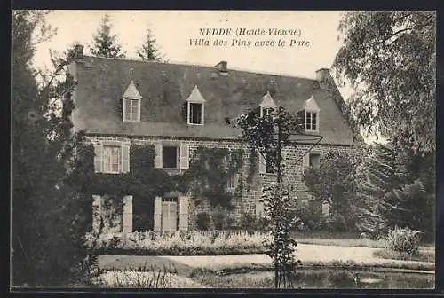 AK Nedde /Hte-Vienne, Villa des Pins avec le Parc