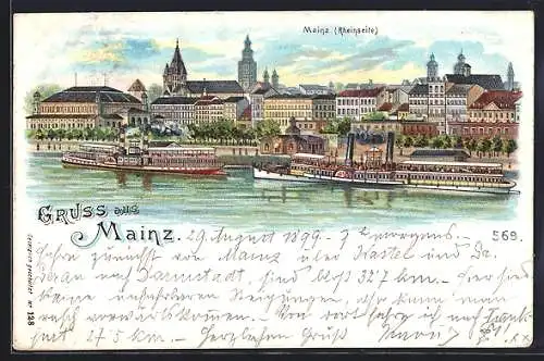 Lithographie Mainz, Teilansicht