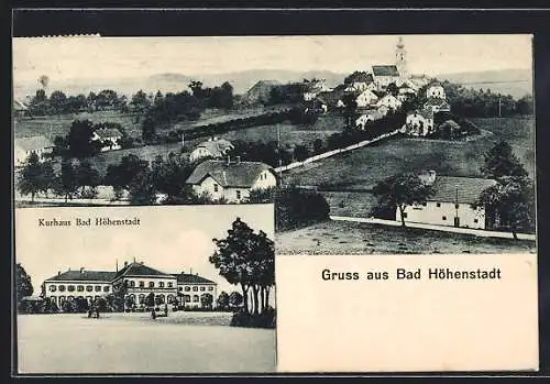 AK Bad Höhenstadt, Kurhaus, Blick über den Ort