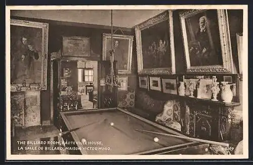 AK Saint-Pierre-Port /Guernsey, The Billiard Room, Hauteville House