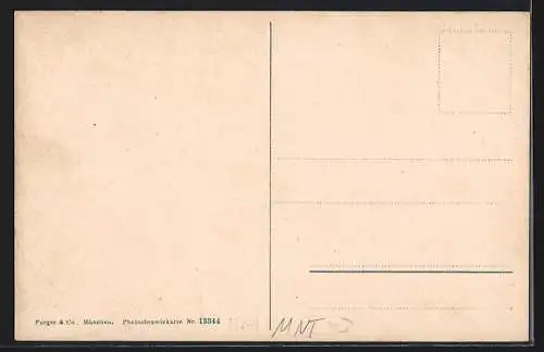 AK Cetinje, Totalansicht aus der Vogelschau