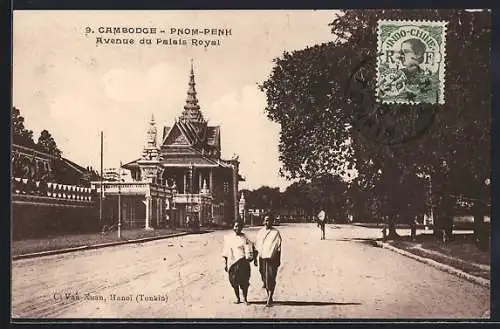 AK Pnom-Penh, Avenue du Palais Royal