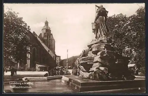 AK Landsberg / Gorzow Wlkp, Pauckschbrunnen