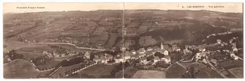 Klapp-AK Les Brenets, Vue Générale, Frontière Franco-Suisse