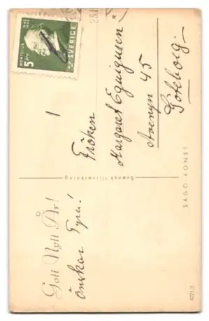 Mini-AK Engel stehen um eine Kerze