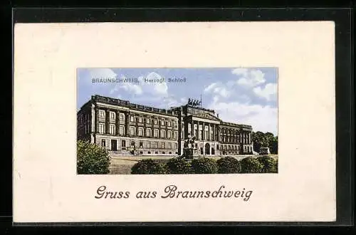 AK Braunschweig, Herzogliches Schloss