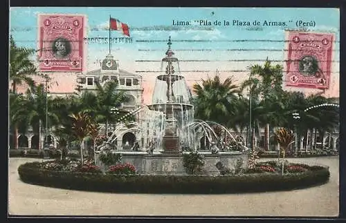 AK Lima, Pila de la Plaza de Armas